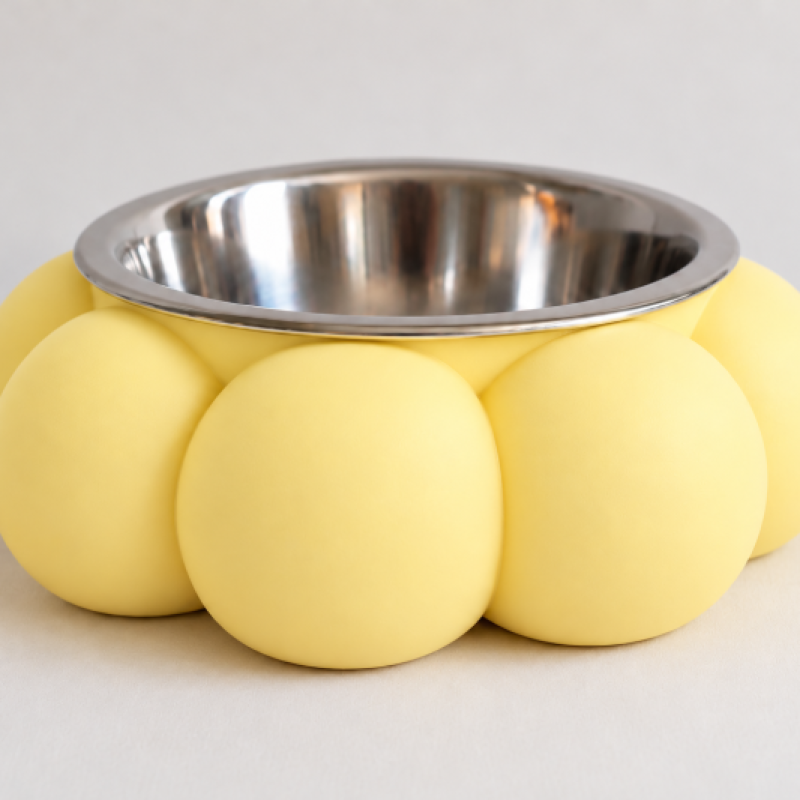 Gamelle Bulle — Jaune Labrador (Mat)