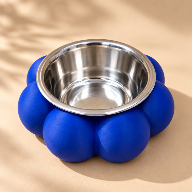 Gamelle Bulle — Bleu Canin (Satiné)