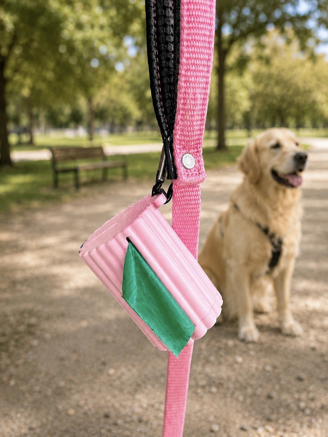 Porte sacs-à-crotte Fleur